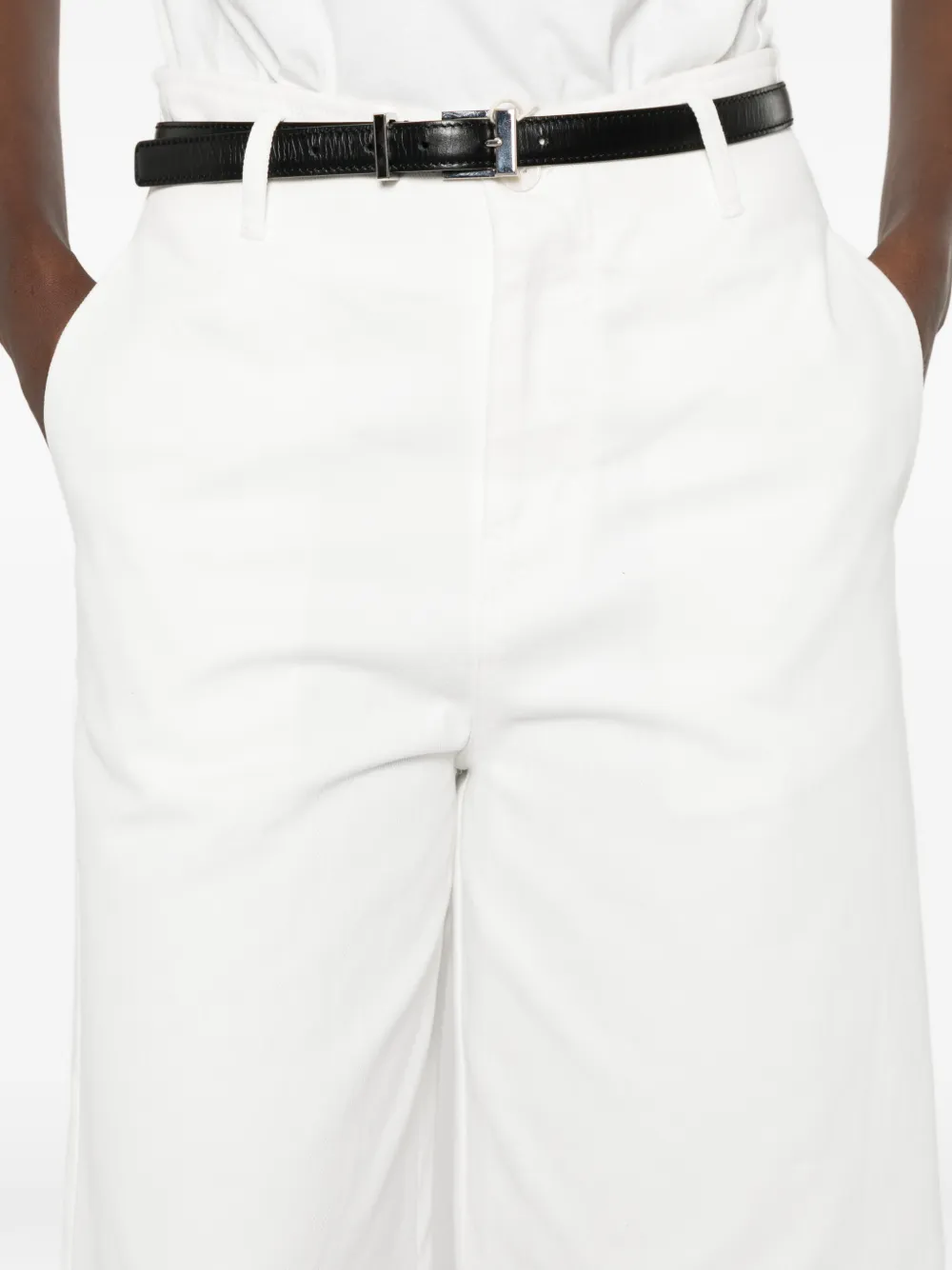 Eleh High waist broek Wit