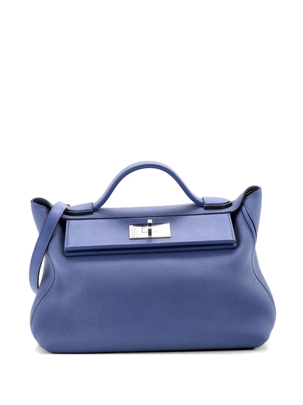 Hermès Pre-Owned 24/24 Bag Maurice with Swift 29 satchel - Blu