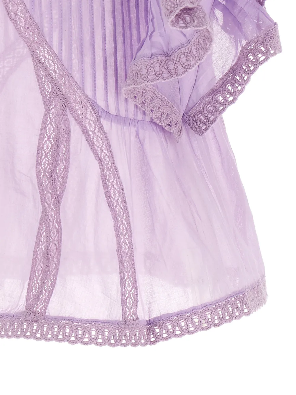 FARM Rio Geplooide blouse Paars