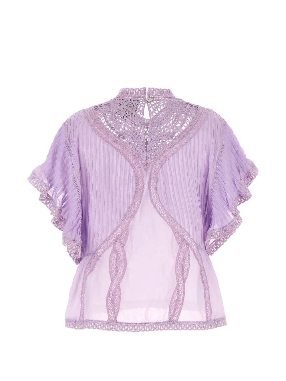 FARM Rio Geplooide blouse Paars