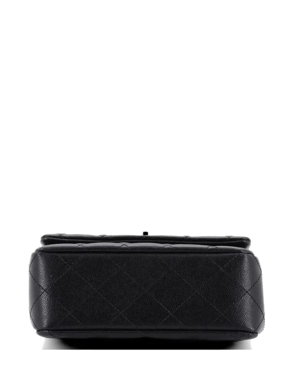 CHANEL Pre-Owned Coco Crush Top Handle Bag Quilted Caviar Mini