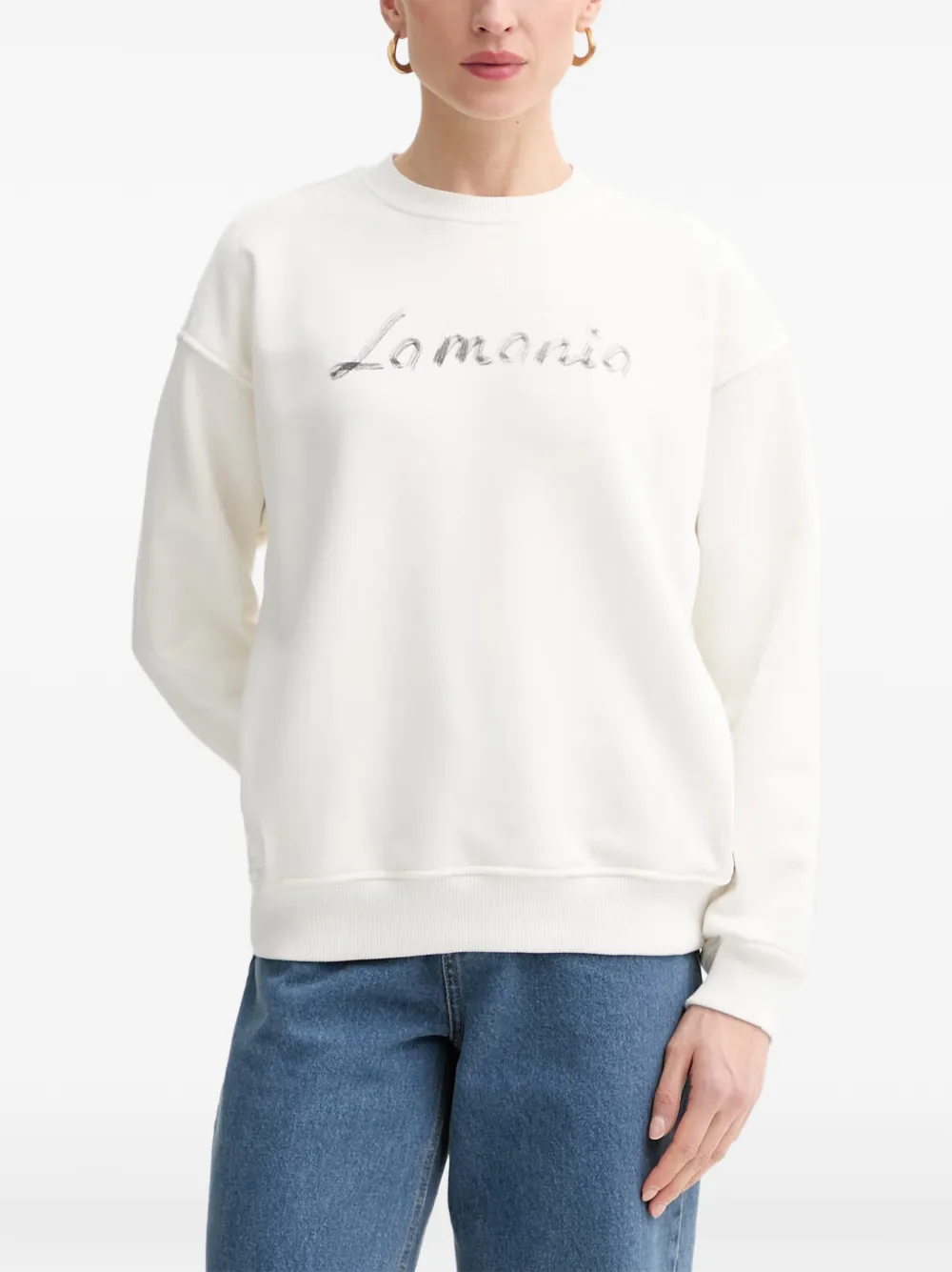 La Mania Fiora logo-print sweatshirt