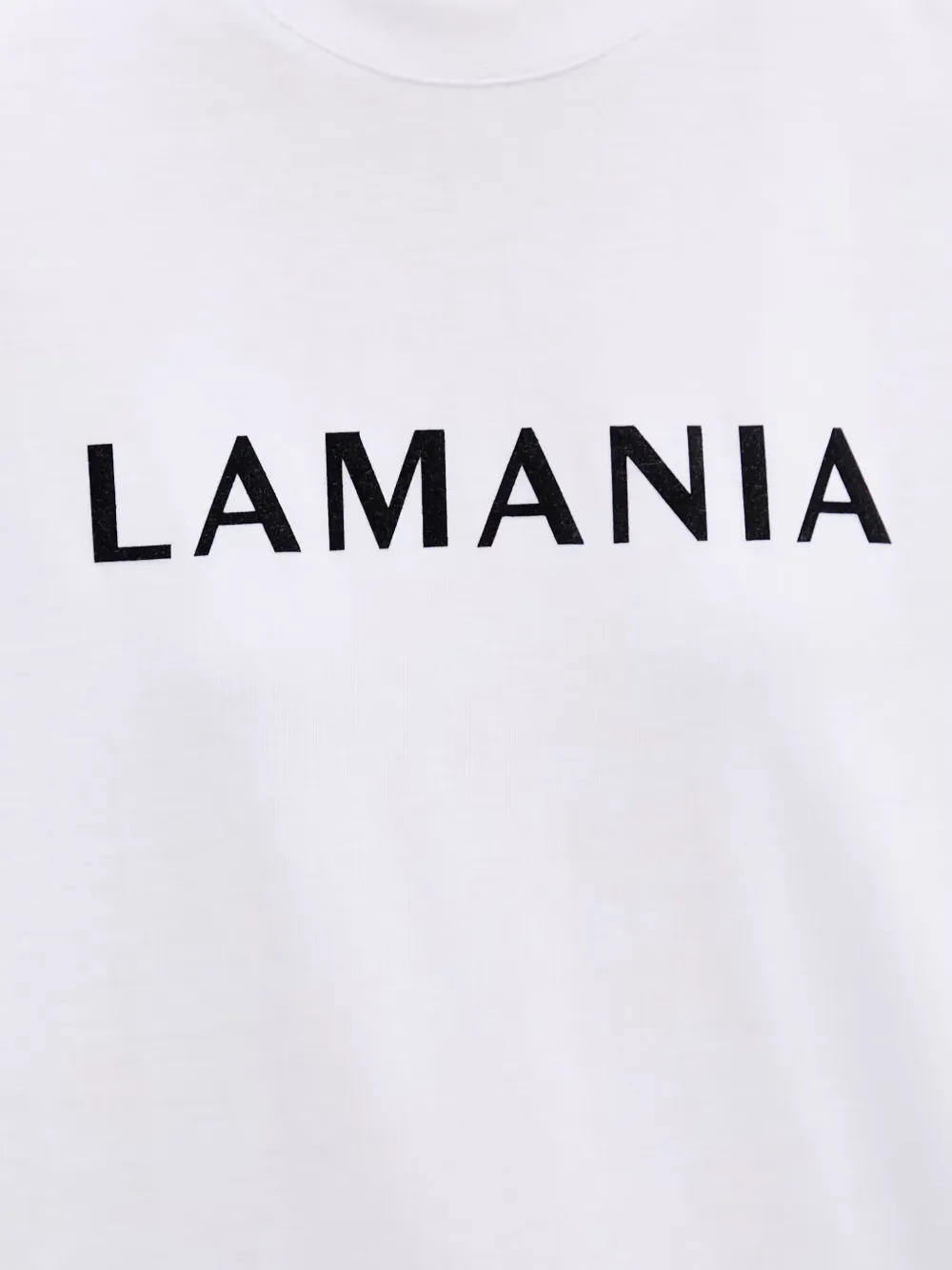 La Mania Chuck T-shirt met logo-print Wit