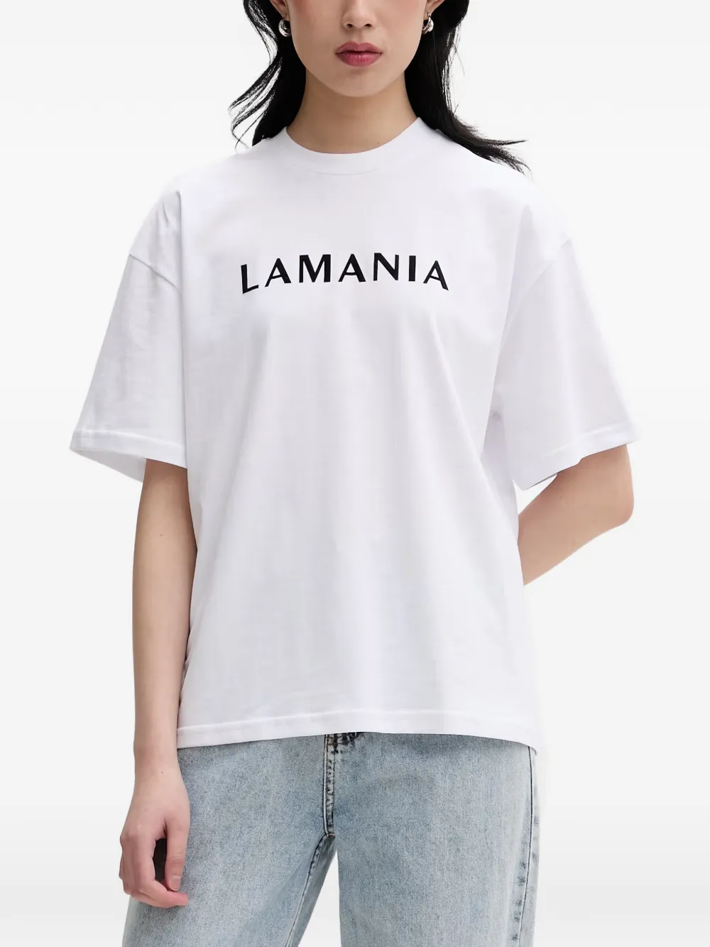 La Mania Chuck logo-print T-shirt - Bianco
