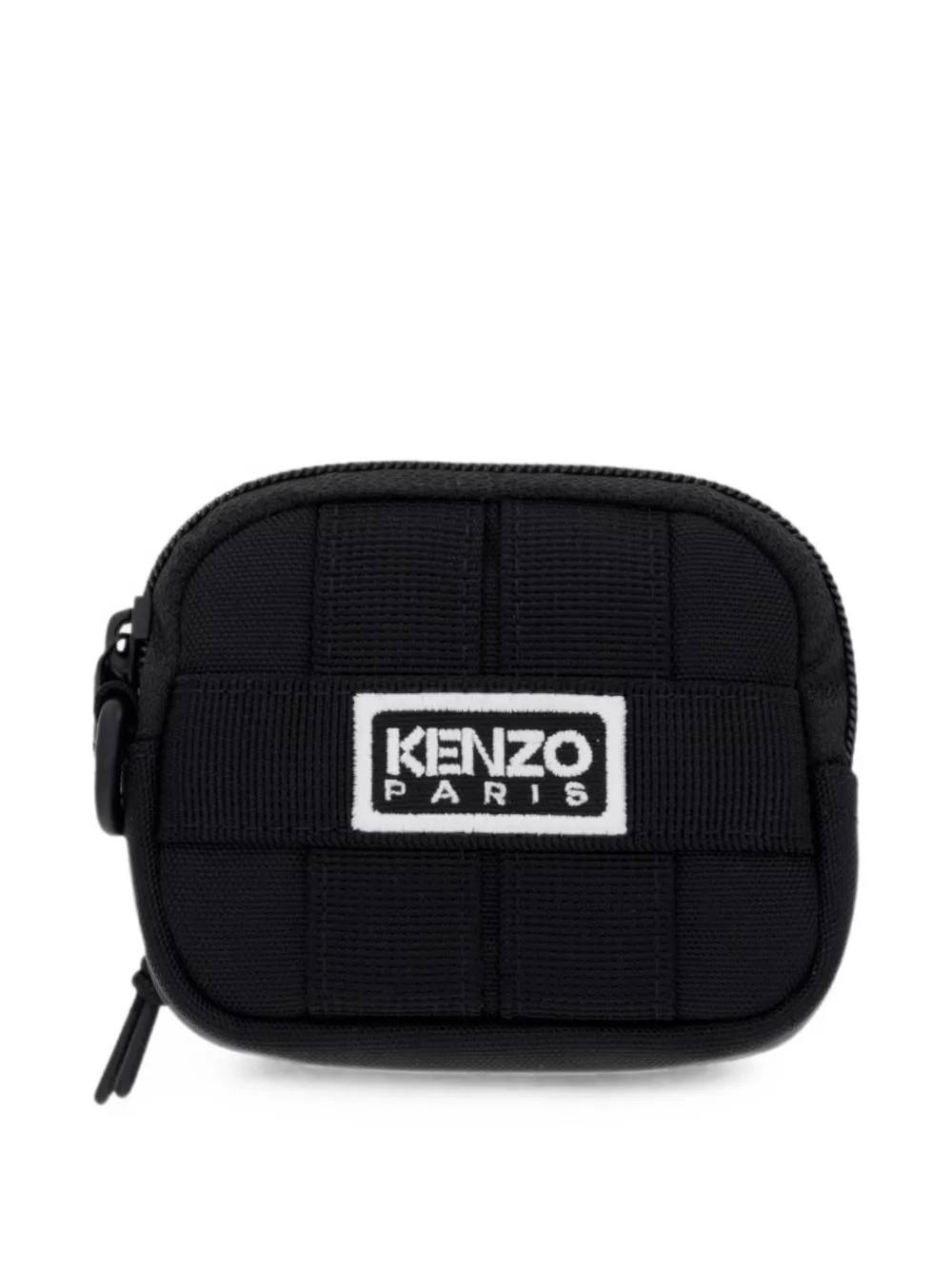 Kenzo Explorer portemonnee met logo-patch en rits Zwart