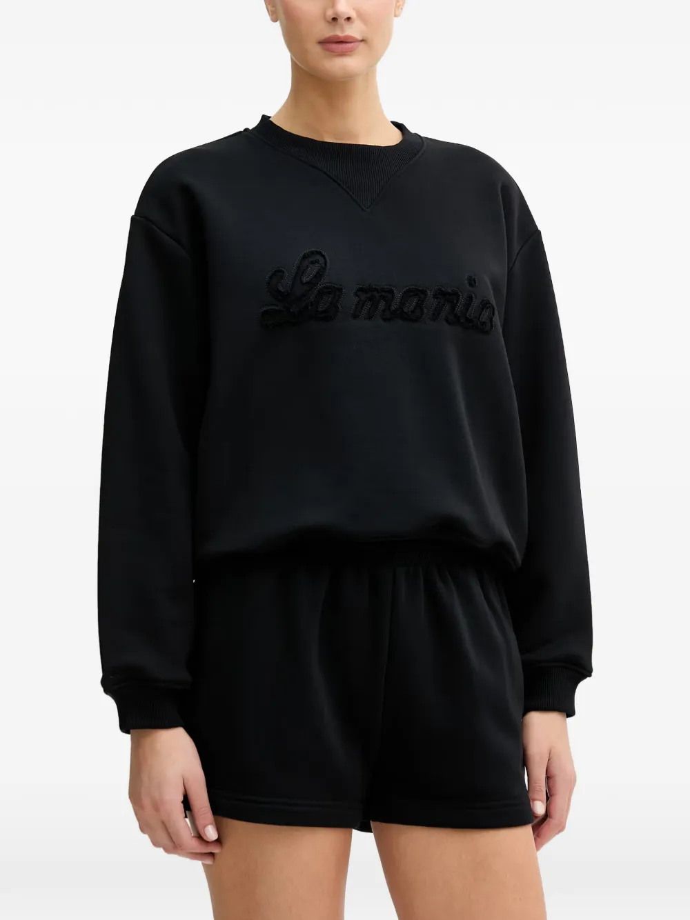 La Mania Brodie logo-embroidered sweatshirt