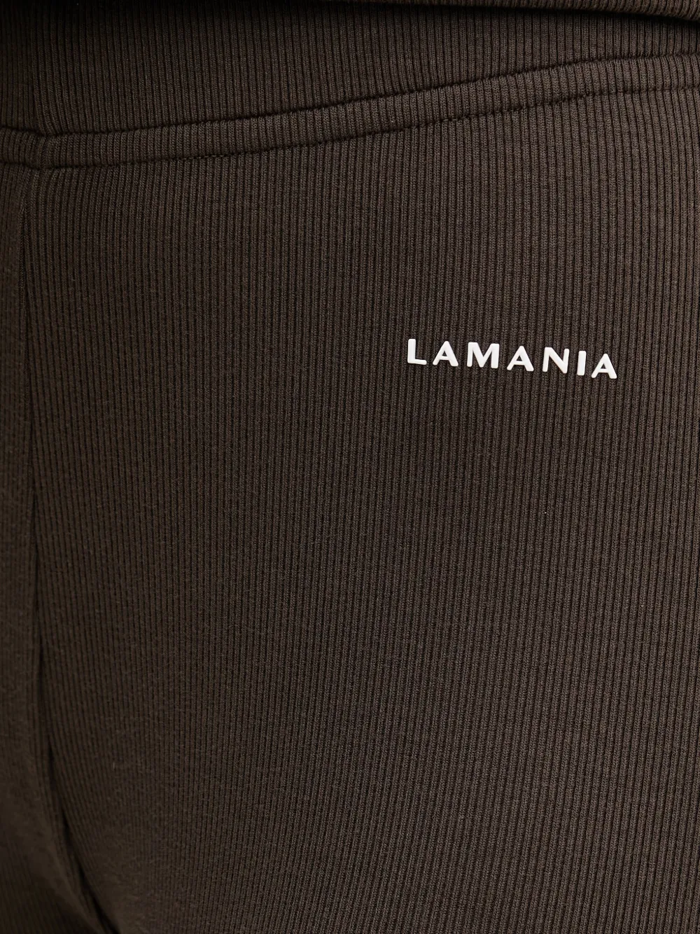 La Mania Betsy ribgebreide legging Bruin