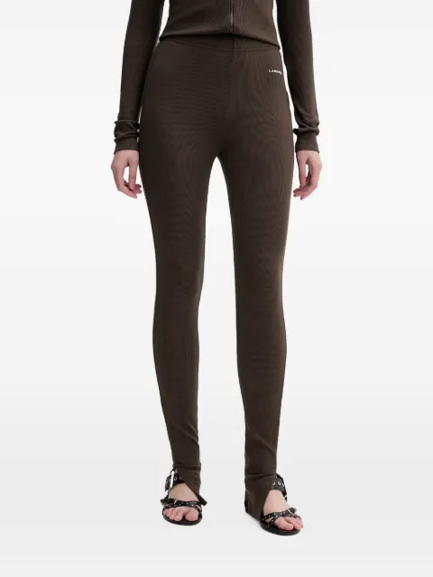 La Mania Betsy ribbed-knit leggings