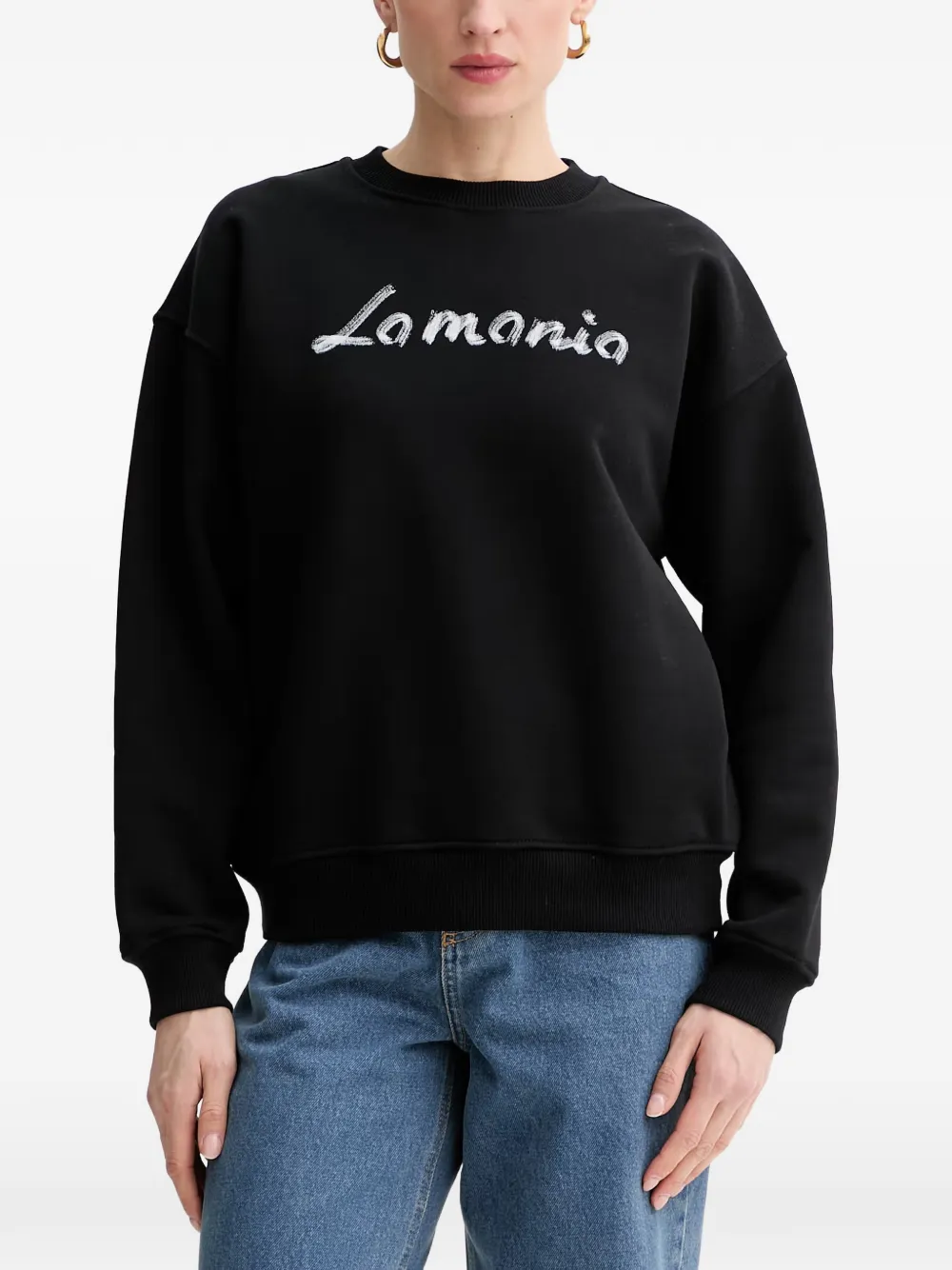 La Mania Fiora logo-print sweatshirt