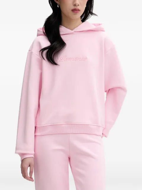 La Mania Romina logo-embroidered hoodie