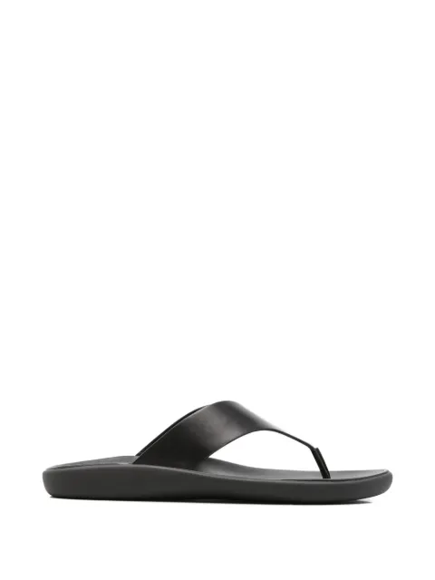 The Row leather flip-flops