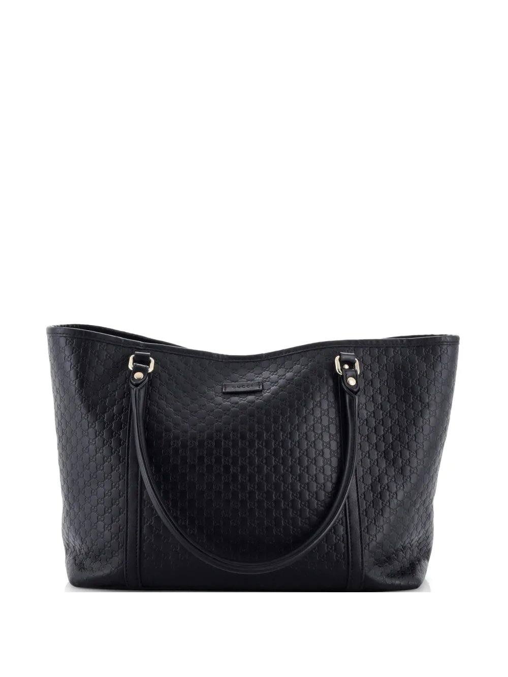 Gucci Pre-Owned Mittelgroßer Joy Microguccissima Tote Bag - Schwarz