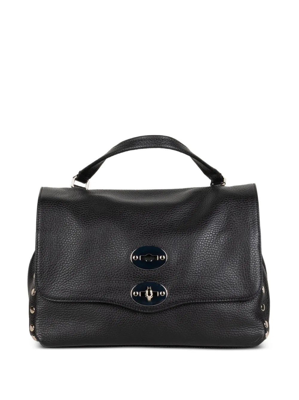 Zanellato Small Postina stud-embellished stachel bag - Nero