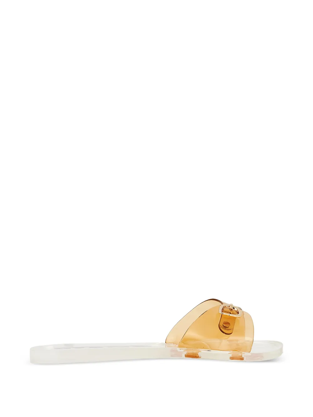 Ancient Greek Sandals Filia jelly buckle-detail slides Wit
