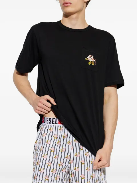 Diesel Kit-Jack-D-Core floral-print two-piece pajamas