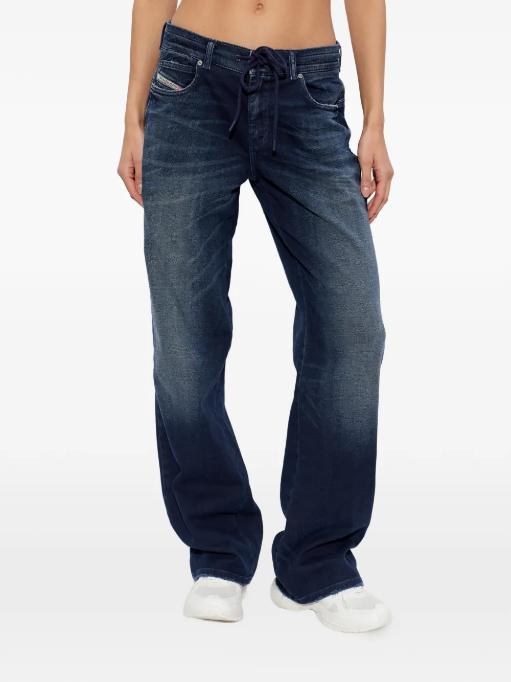 Diesel 2071 D-Meel jeans met trekkoord Blauw