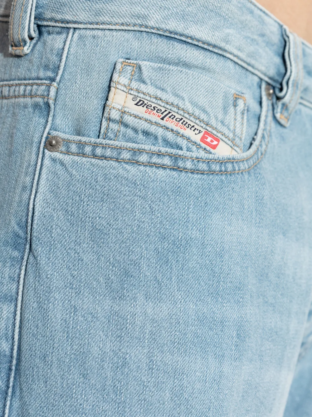 Diesel 1980 D-Eeper jeans met vervaagd effect Blauw