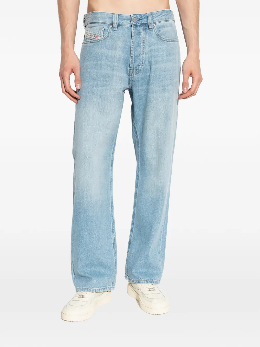 Diesel 1980 D-Eeper jeans met vervaagd effect Blauw