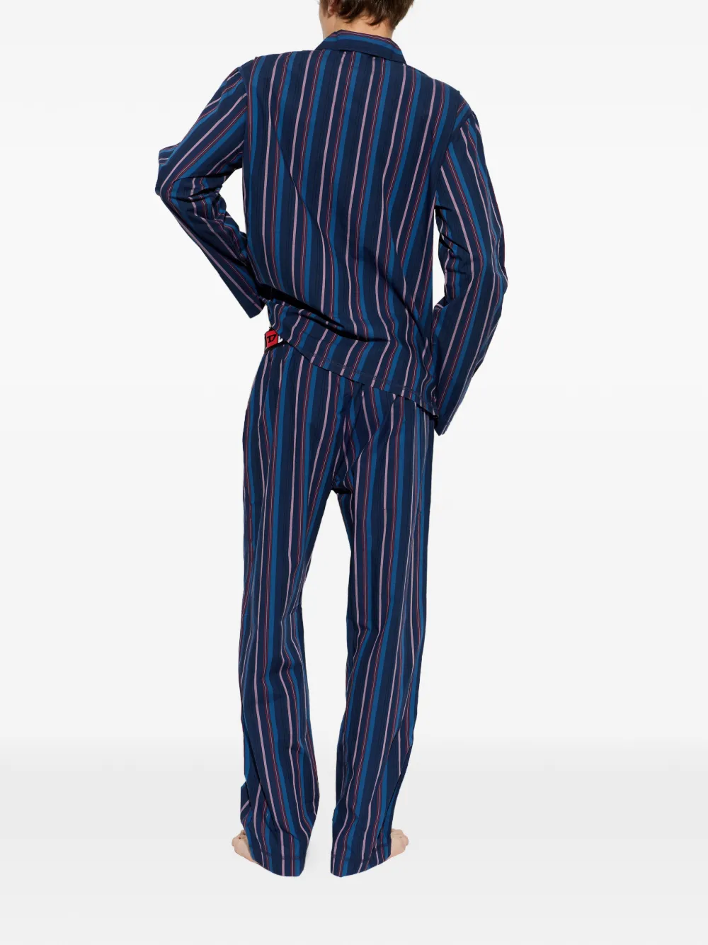 Diesel Gestreepte pyjama Blauw