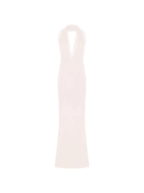 16Arlington Malena lace-trimmed satin dress