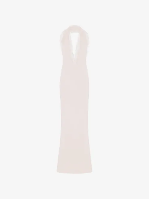 16Arlington Malena lace-trimmed satin dress