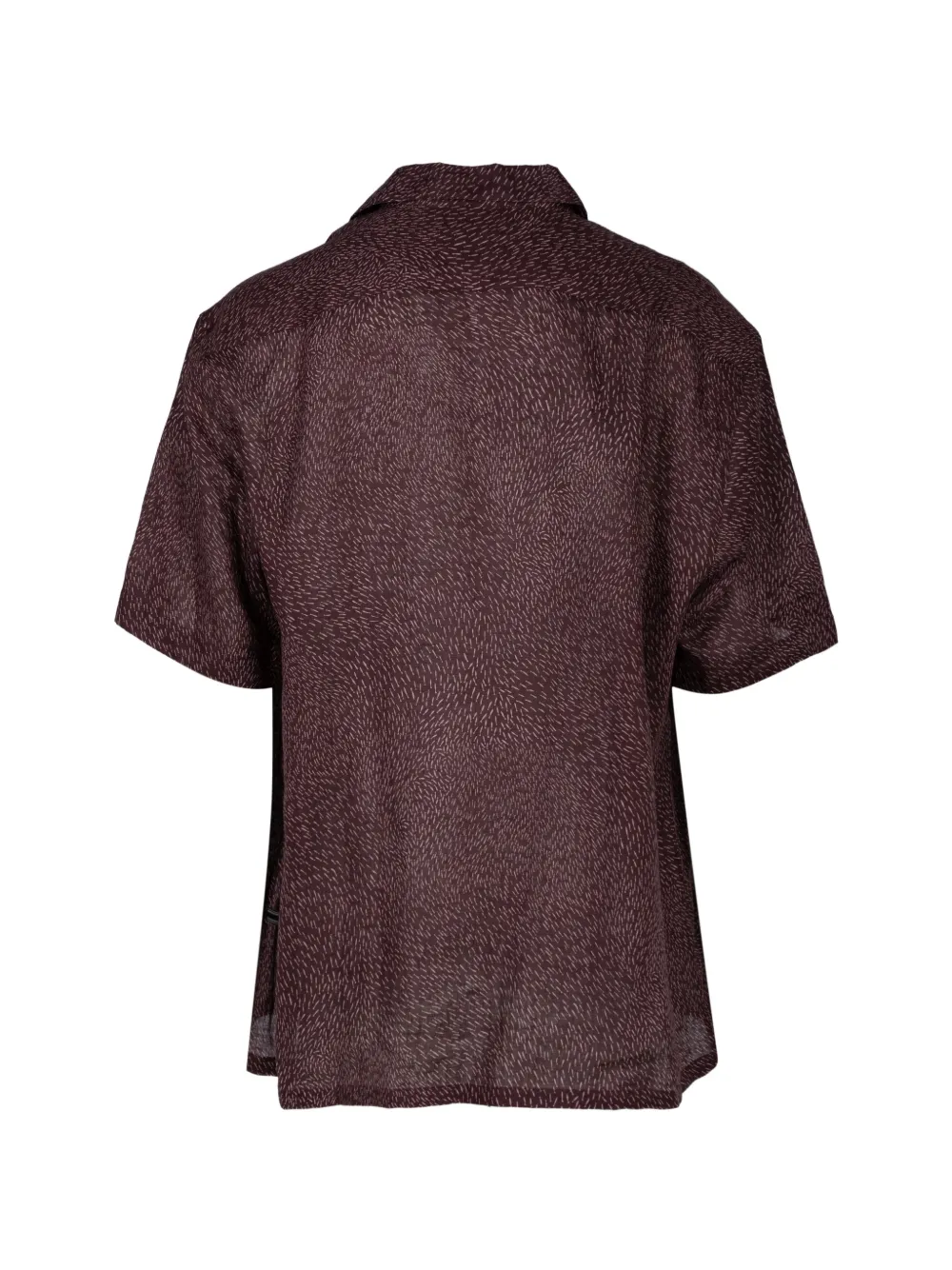 Brioni Overhemd met korte mouwen Bruin