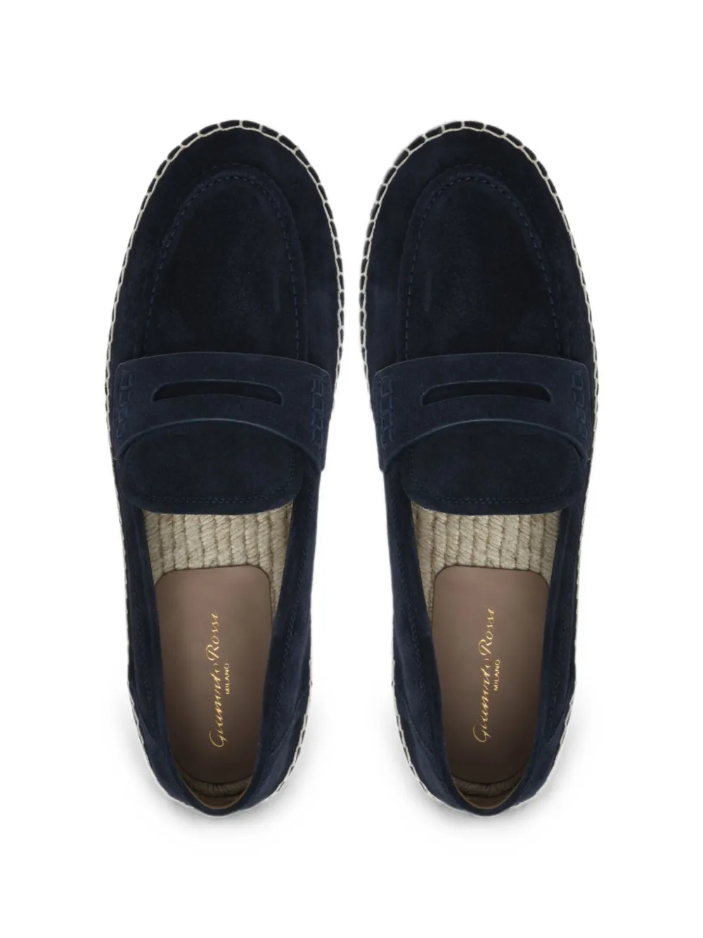 Gianvito Rossi Lido suede espadrilles Blauw