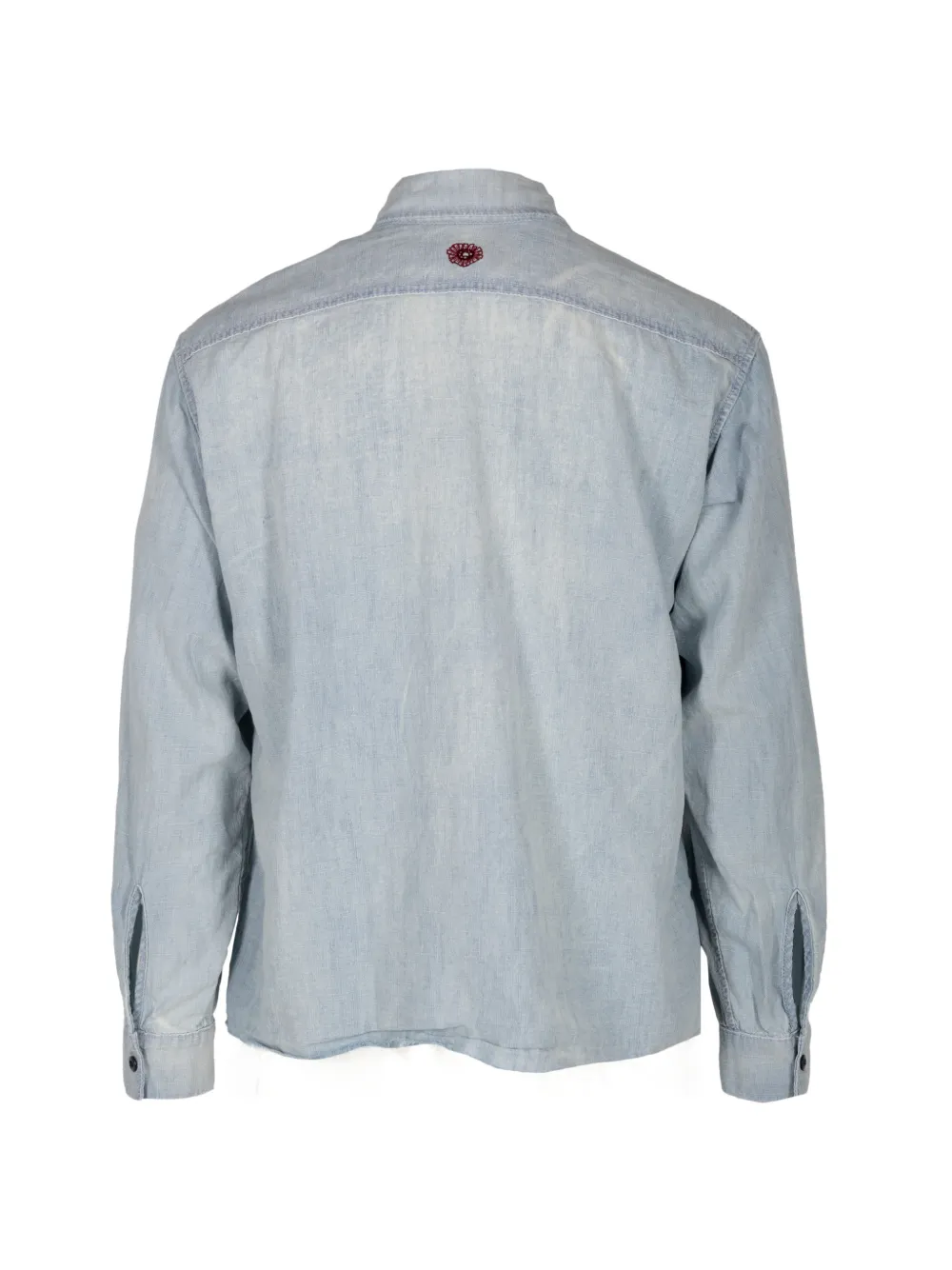  Monostereo Raw-hem Shirt - Azul 
