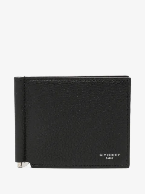 Givenchy محفظة بمشبك نقود وطبعة شعار الماركة