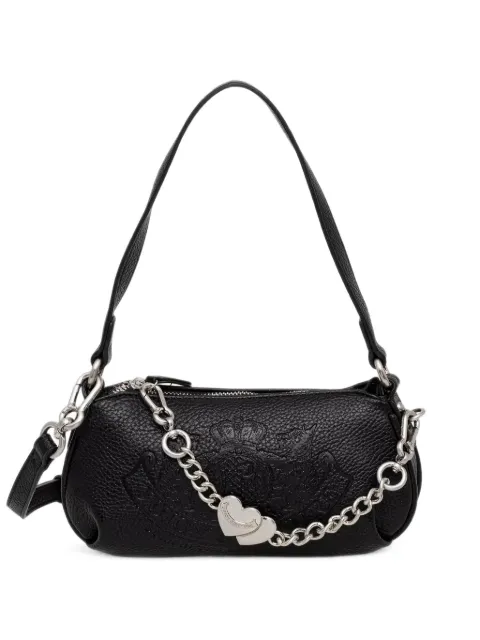Juicy Couture logo-embossed heart-pendant shoulder bag