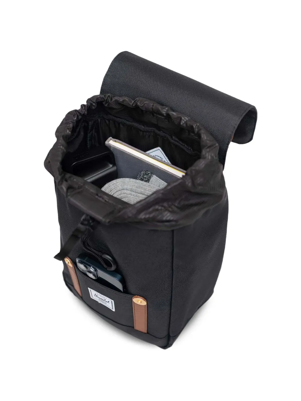 Herschel Supply Co. Retreat Eco rugzak met gespsluiting Zwart