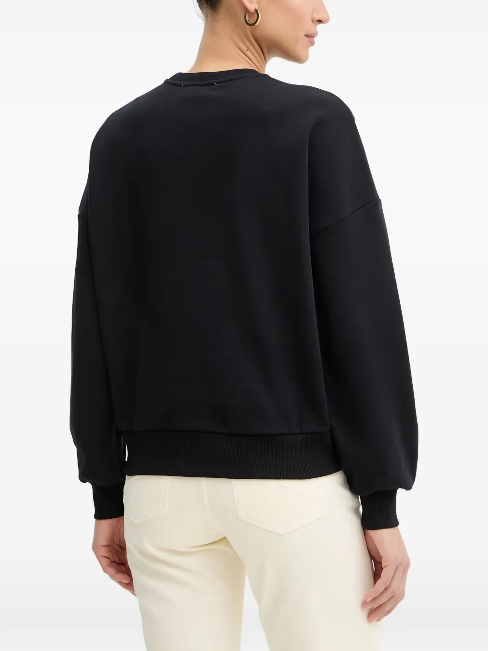 Iceberg Sweater met geborduurd logo Zwart