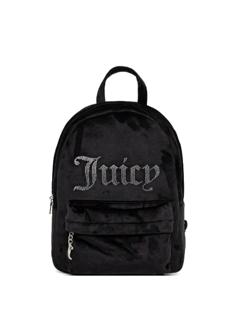 Juicy Couture Mochila de veludo com cristais