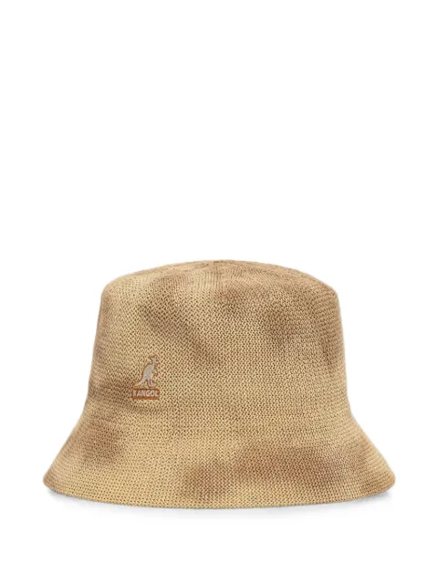 Kangol logo-embroidered tie-dye bucket hat