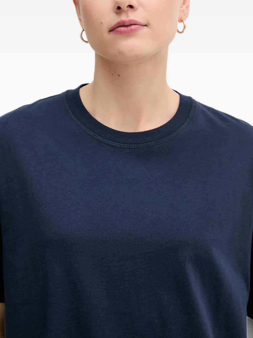 Joop! T-shirt met logoplakkaat Blauw