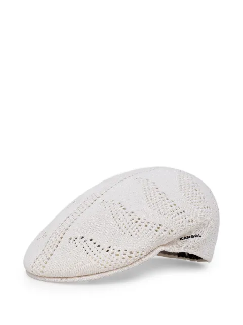 Kangol eyelet-knit flat cap