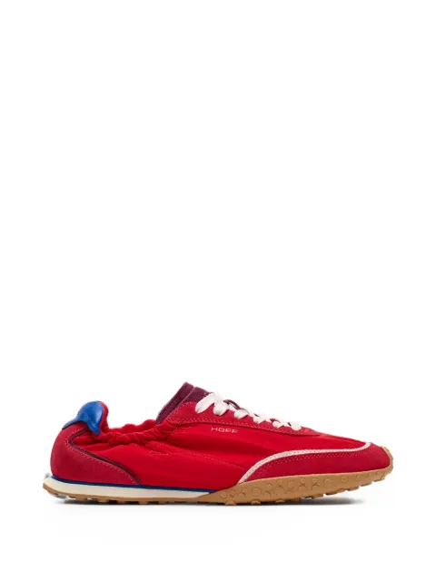 Hoff Bridge Dopamine panelled suede-trimmed sneakers