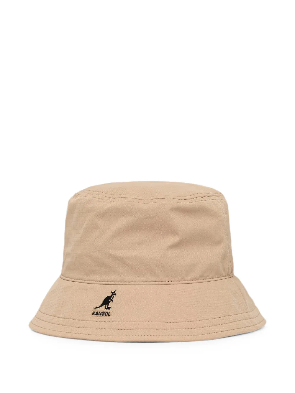 Kangol logo-embroidered bucket hat - Nude