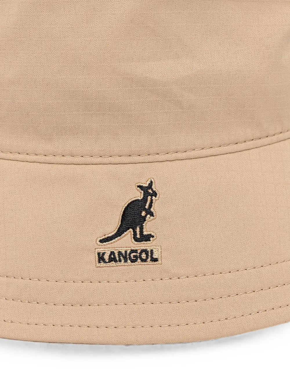 Kangol Vissershoed met geborduurd logo Beige