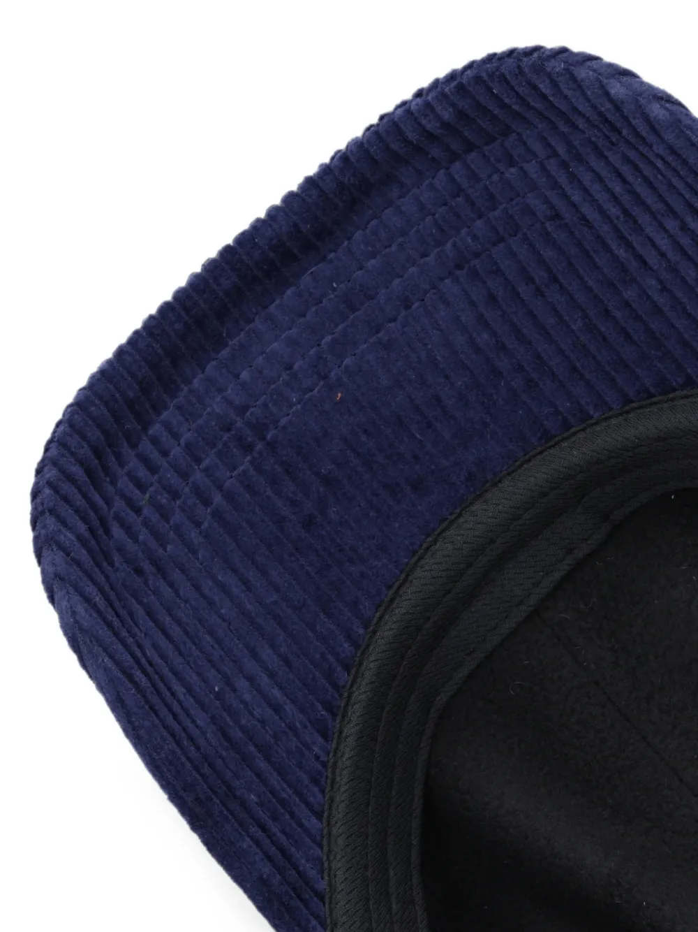 Kangol Cozy corduroy fleece-trimmed baseball cap Blauw