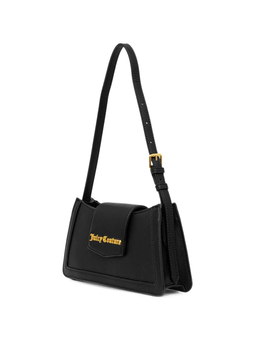 Juicy Couture Lily schoudertas met buidel en logoplakkaat Zwart