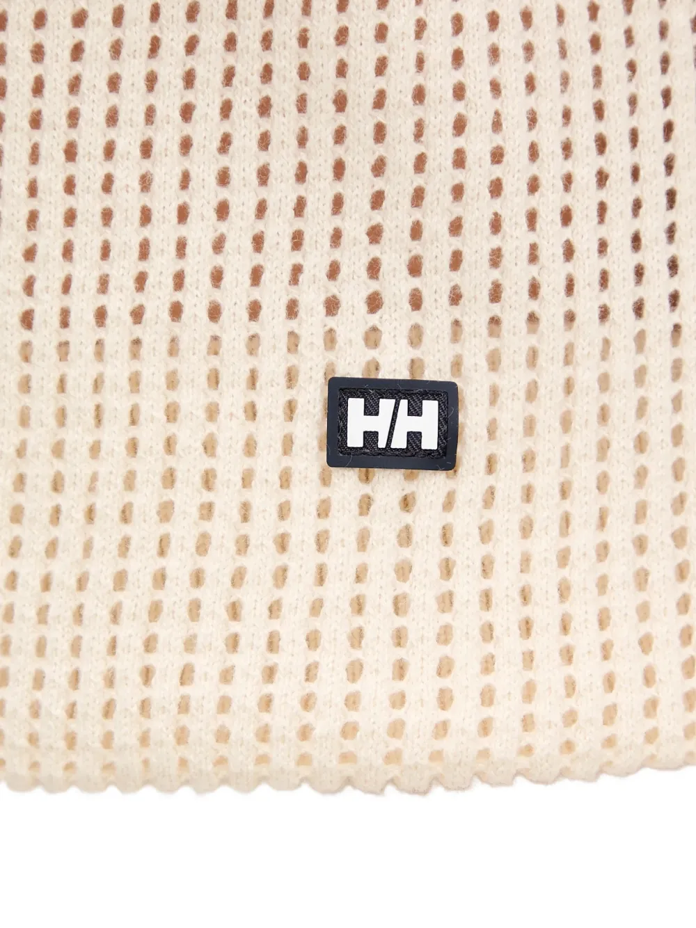 Helly Hansen Salt open-knit short-sleeve polo shirt Beige