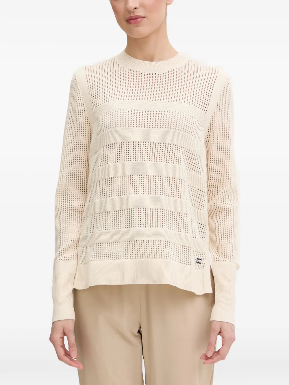 Helly Hansen Portofino open-knit striped sweater