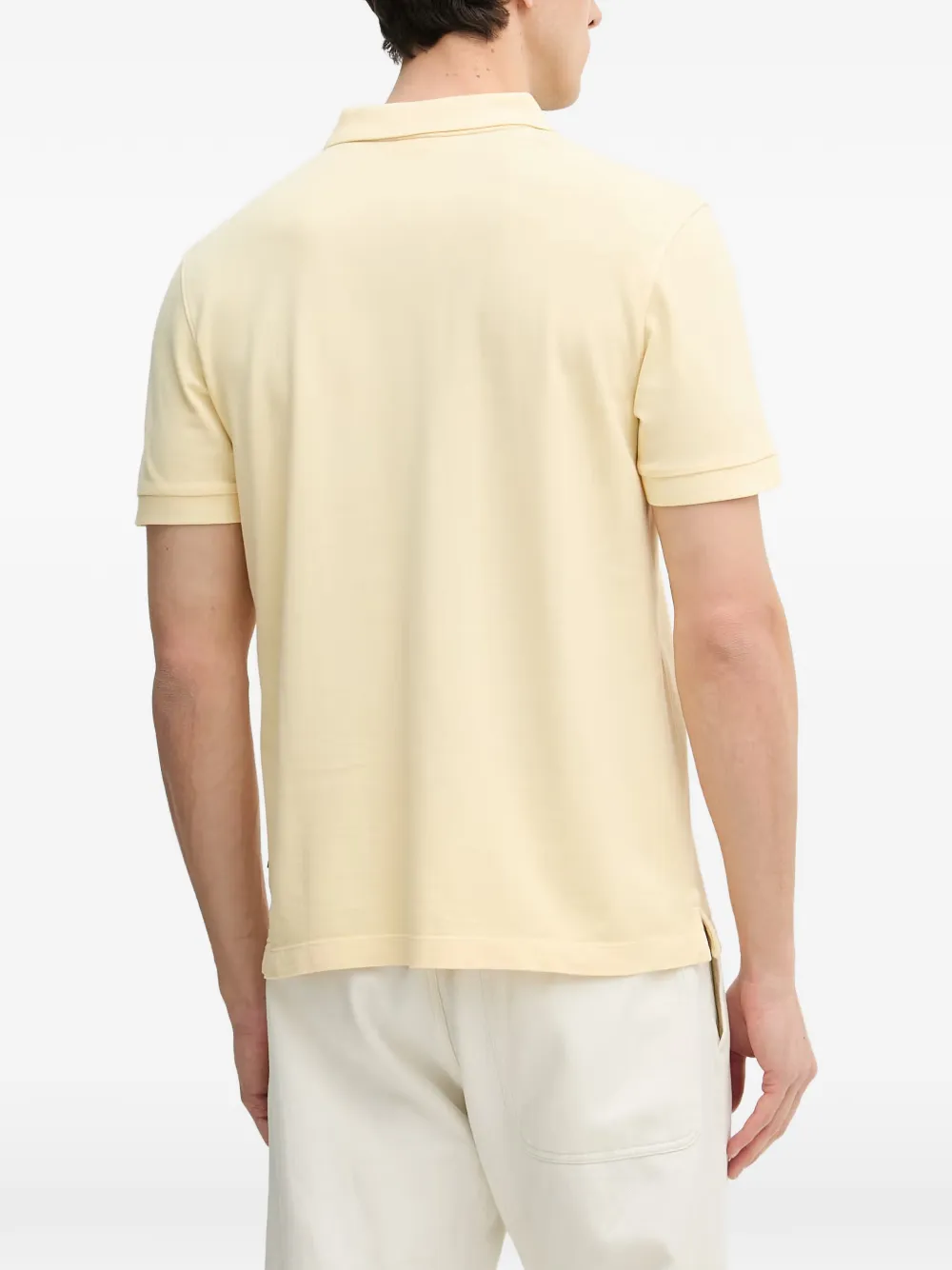 Joop! Ambrosian poloshirt met geborduurd logo Geel