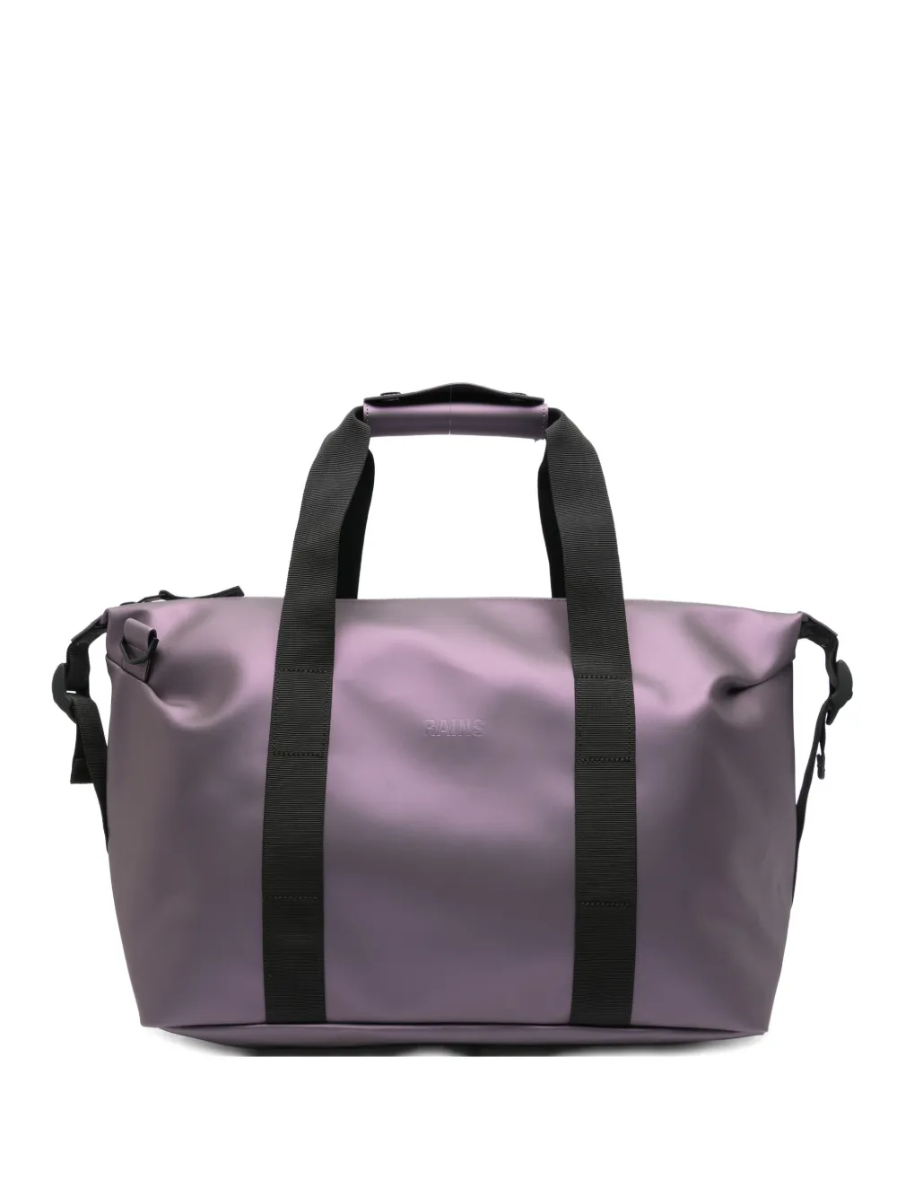 Rains logo-embossed web-strap messenger bag - Viola