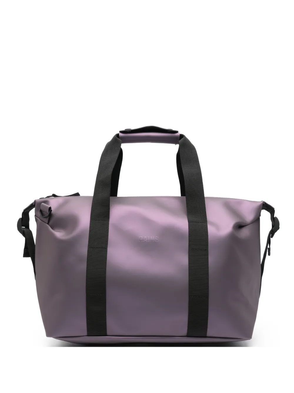 Rains logo-embossed web-strap messenger bag - Viola