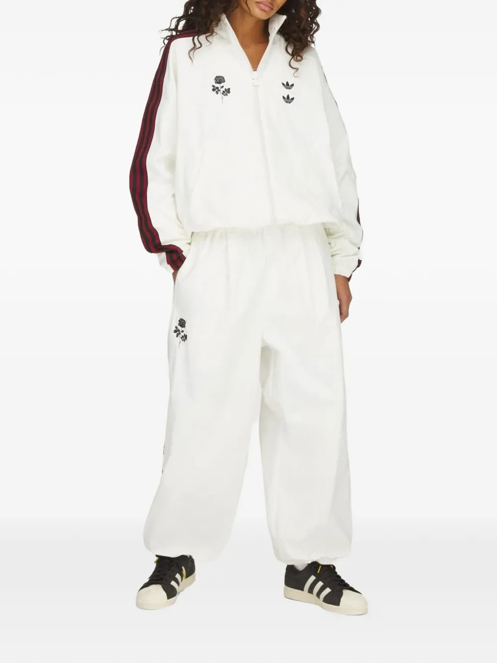 adidas x Willy Chavarria geweven jack Wit