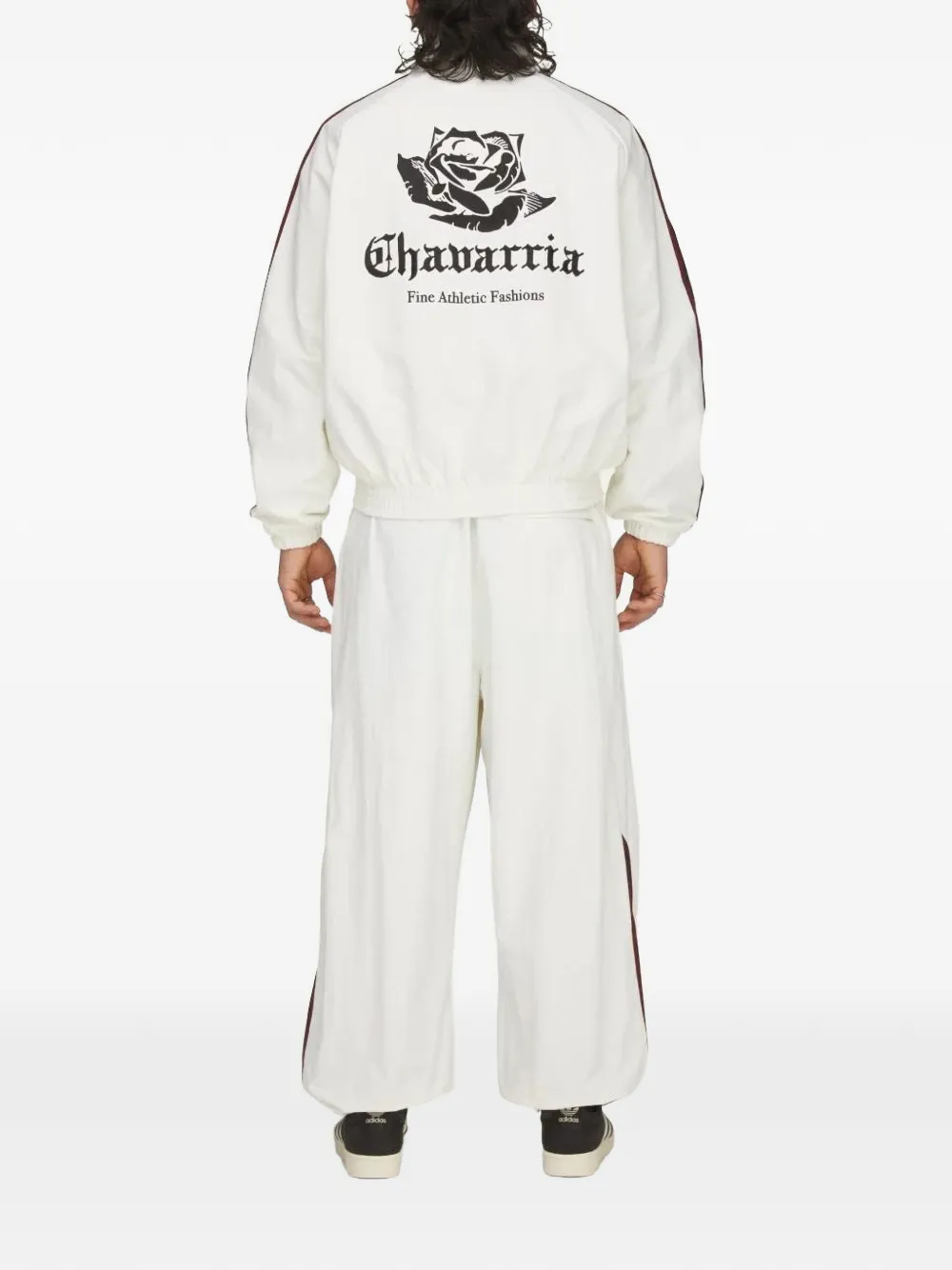 adidas x Willy Chavarria geweven jack Wit