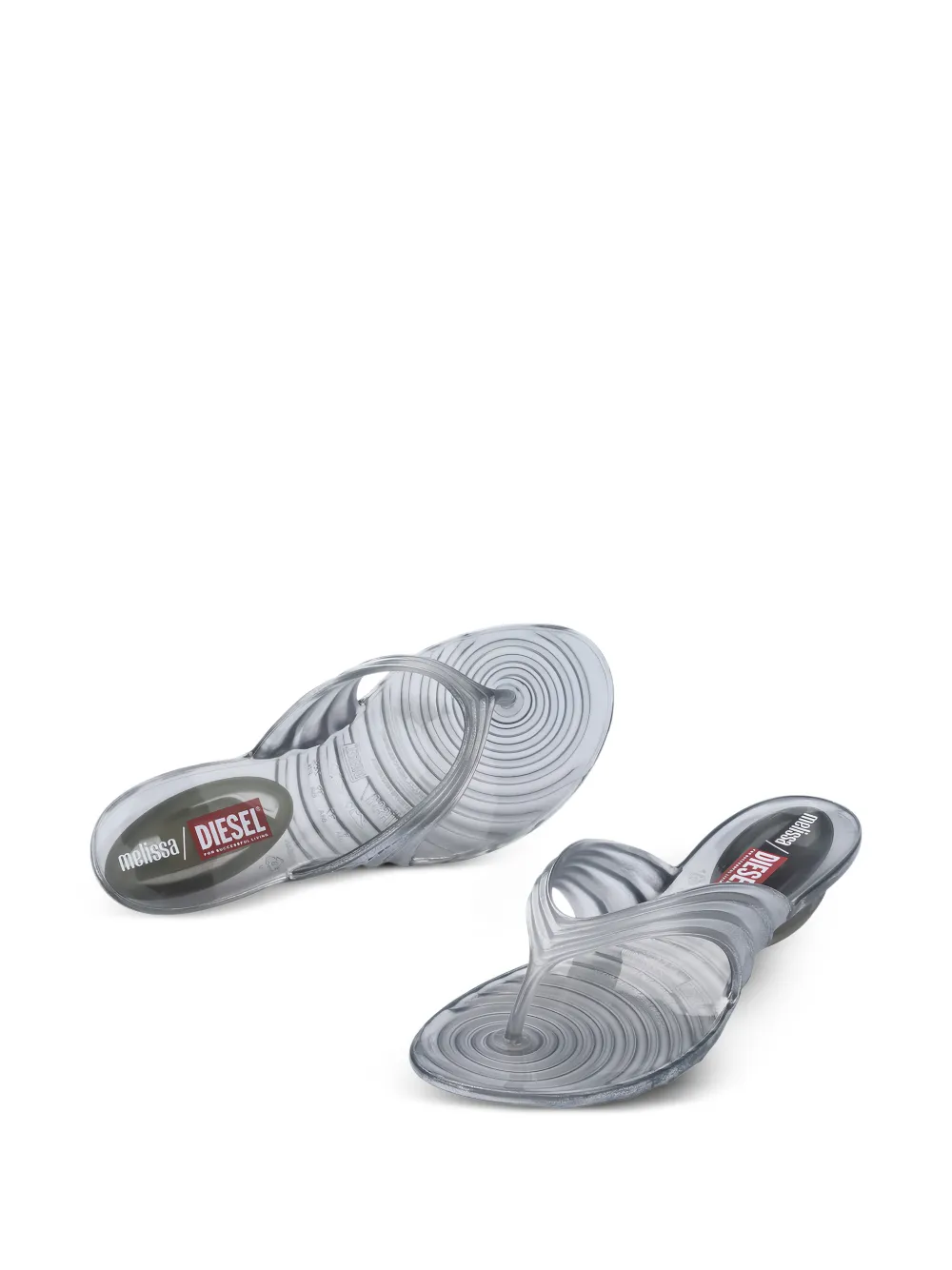 Melissa x Diesel Quantum thong sandals Grijs