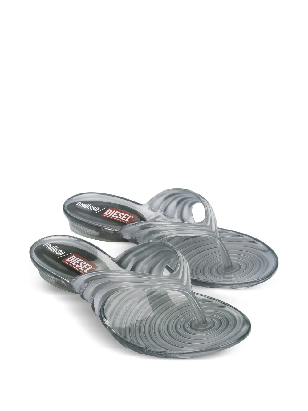 Melissa x Diesel Quantum thong sandals Grijs